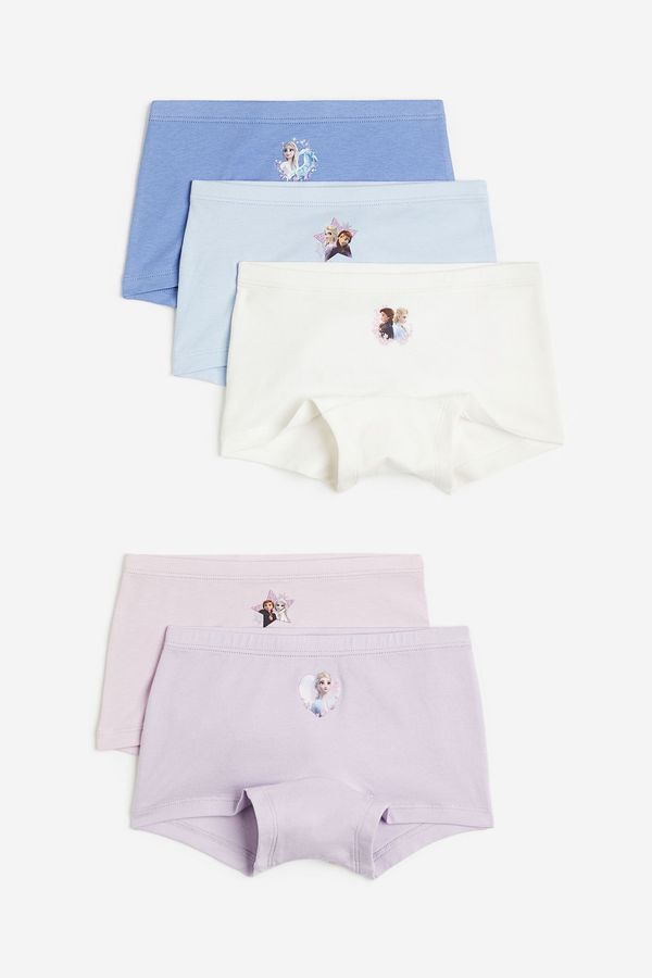 Pack de 5 bragas bóxer de algodón