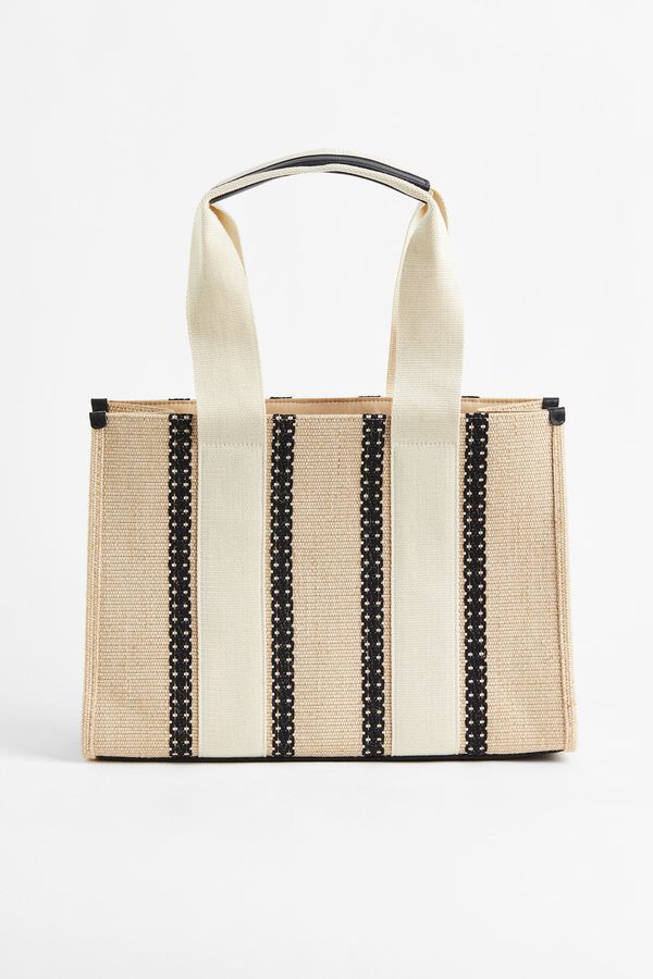 Bolso shopper en mezcla de yute