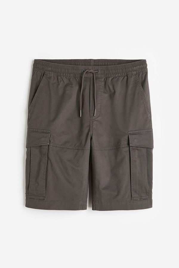 Bermudas cargo de sarga Regular Fit