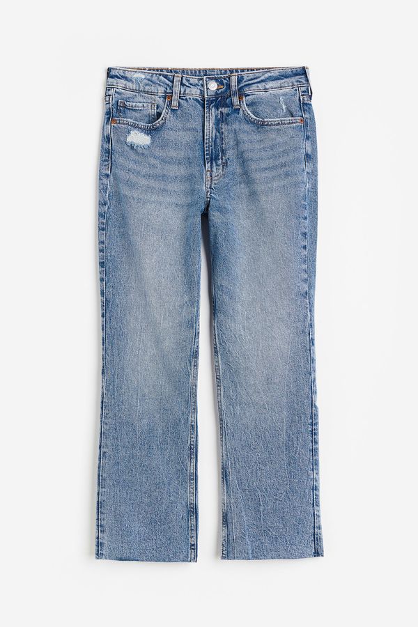 Flared High Cropped Jeans