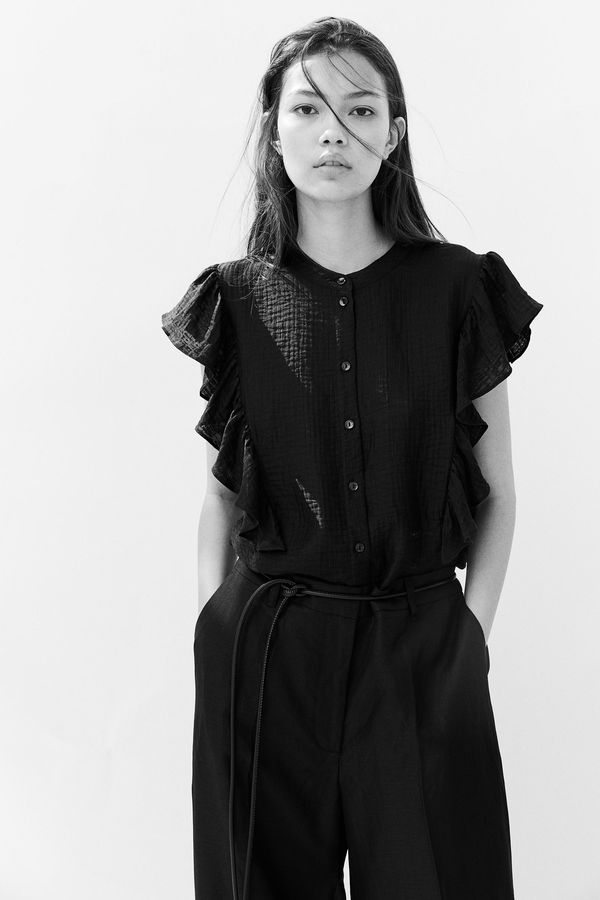 Blusa con volantes
