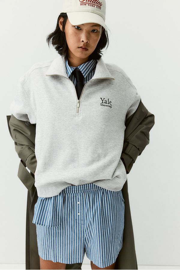Sudadera con media cremallera