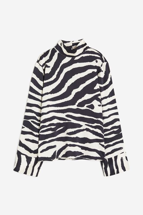 Blusa cuello perkins sale