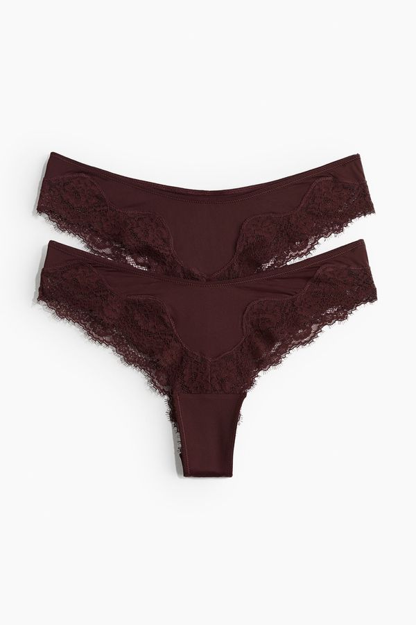 Pack de 2 bragas Brazilian de microfibra