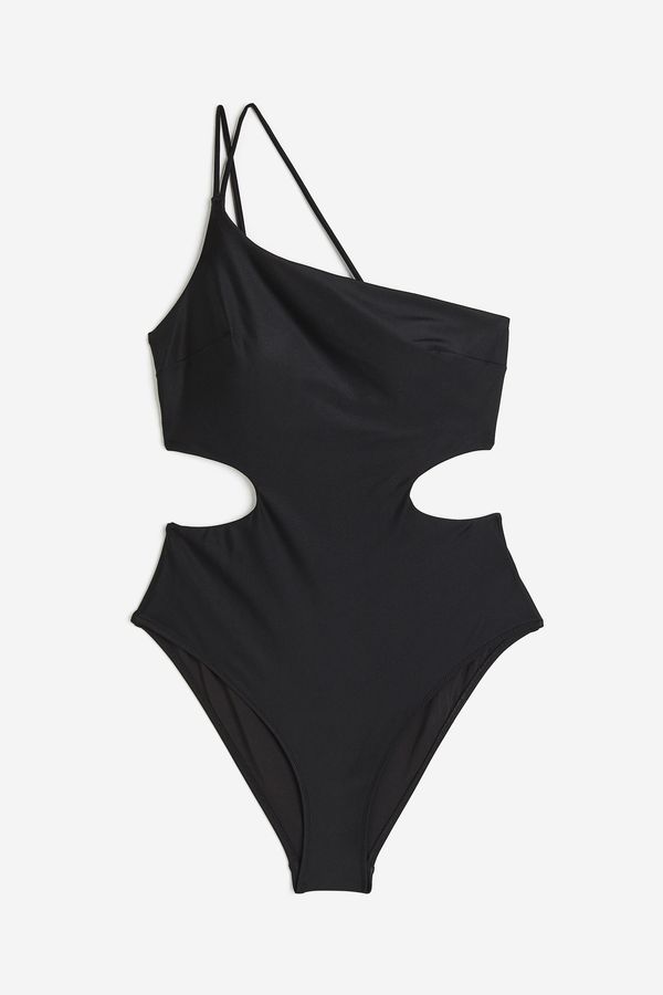 Traje de baño de un hombro High leg