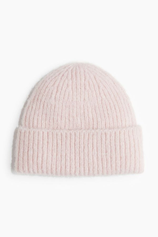 Gorro beanie en punto de canalé
