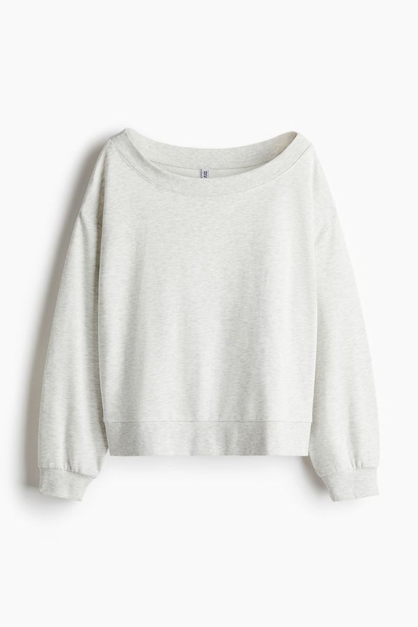 Sudadera off-the-shoulder