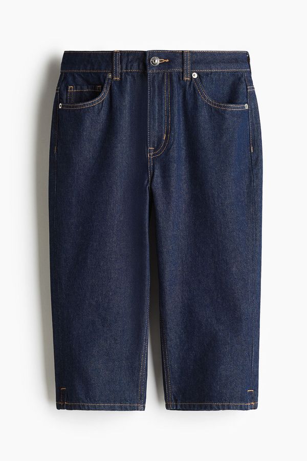Slim Straight High Capri Jeans