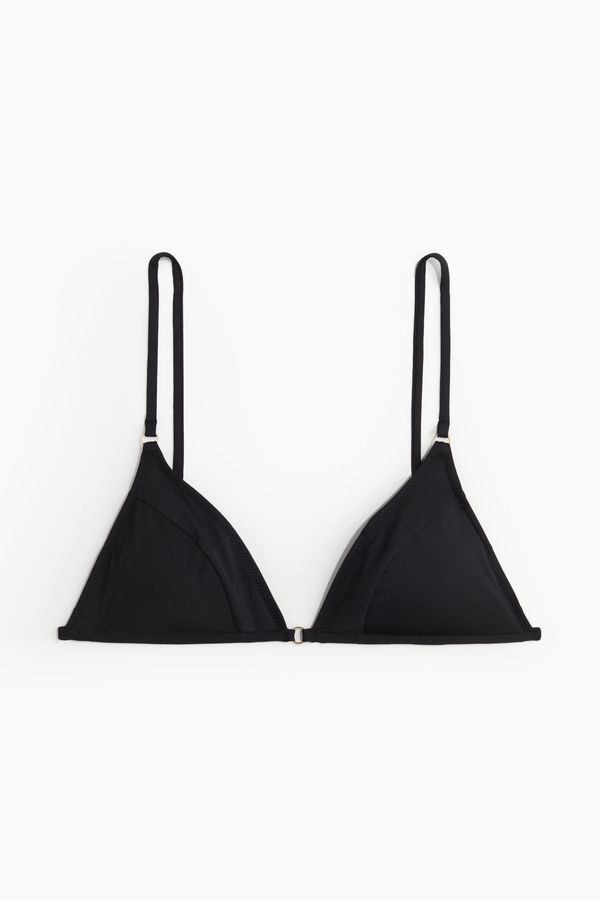 Top de bikini triangular con relleno