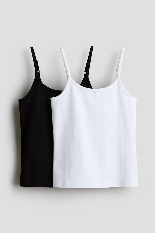 Pack de 2 camisetas de tirantes en algodón