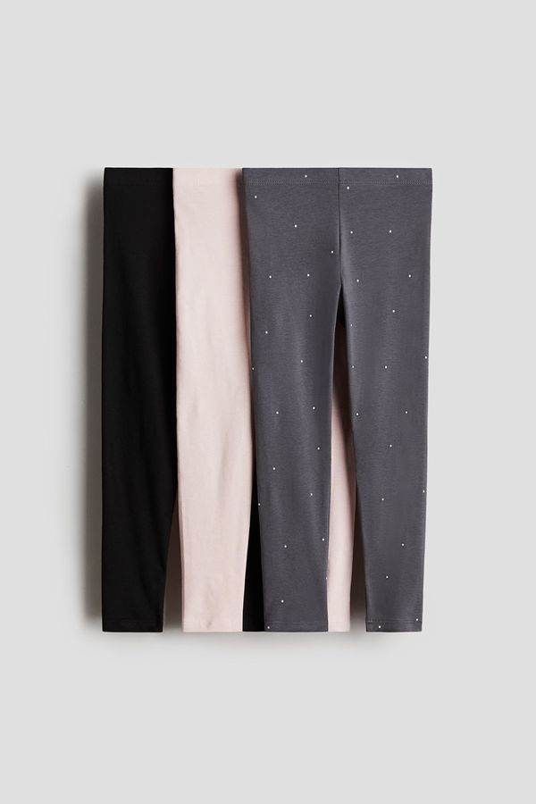 Pack de 3 leggings de punto