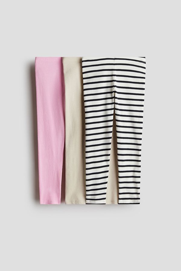 Pack de 3 leggings de punto
