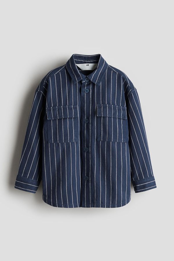 Camisa de algodón de corte holgado