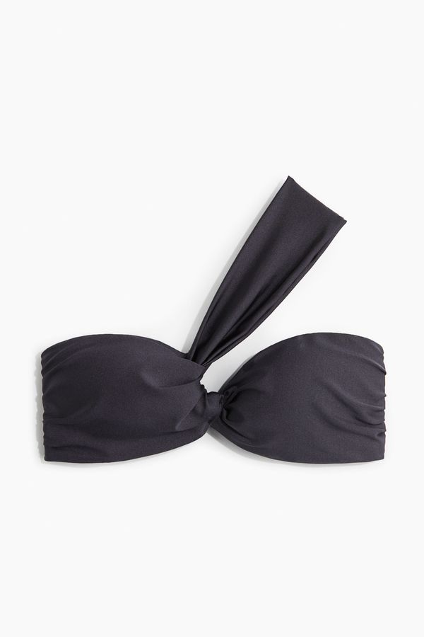 Top de bikini bandeau con acolchado