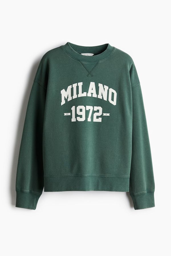 Sudadera con motivo de texto