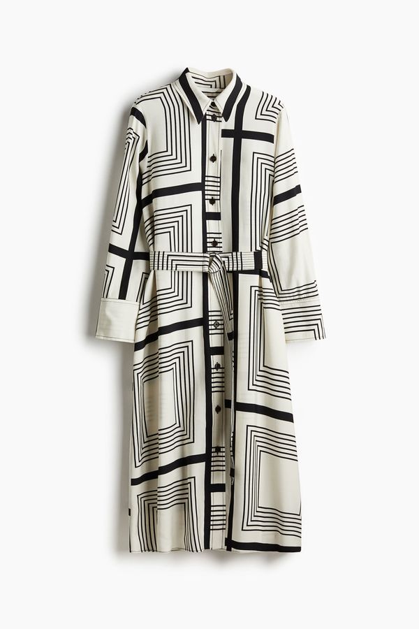 Vestido camisero con cinturón