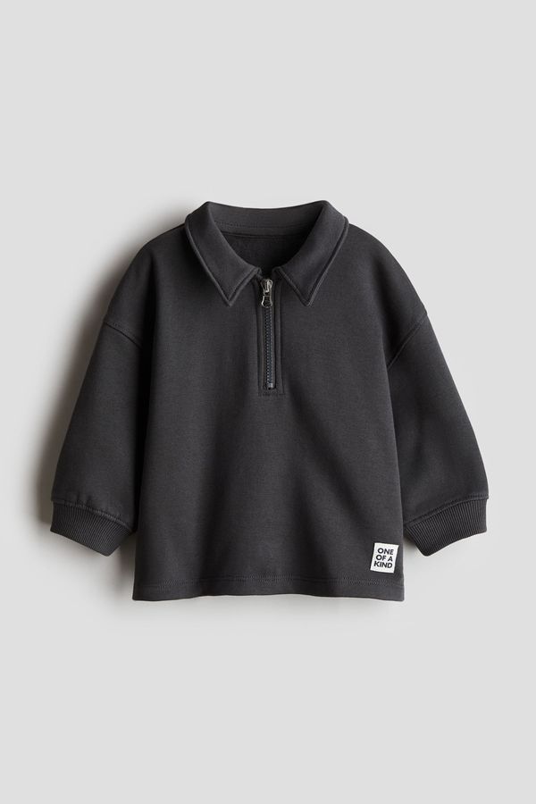 Zip-top polo shirt