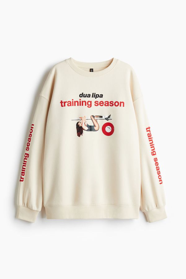 Sudadera oversize con estampado