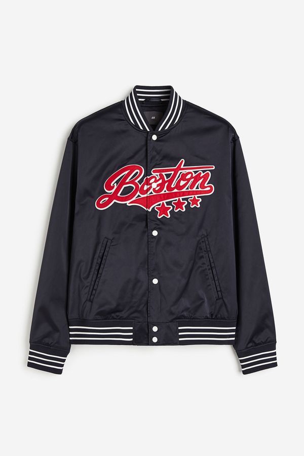 Chaqueta de béisbol de satén