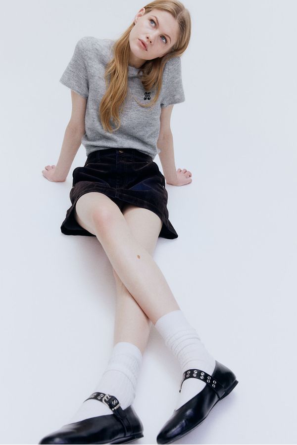 Camiseta de punto fino