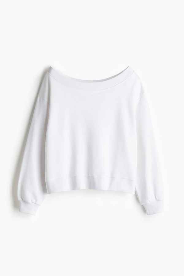 Sudadera off-the-shoulder