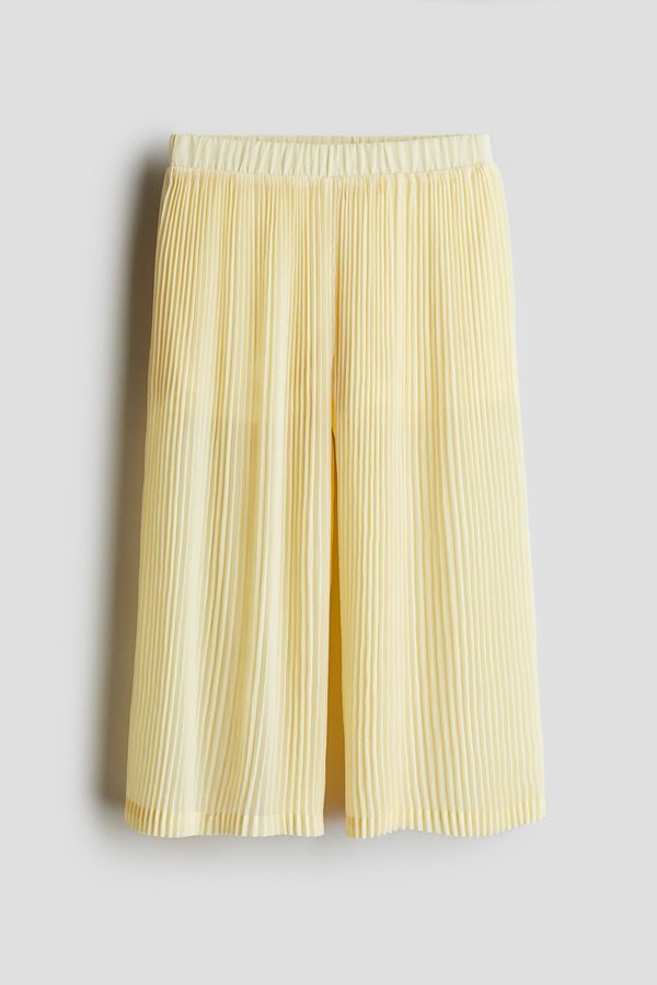 Pantalón en gasa plisada