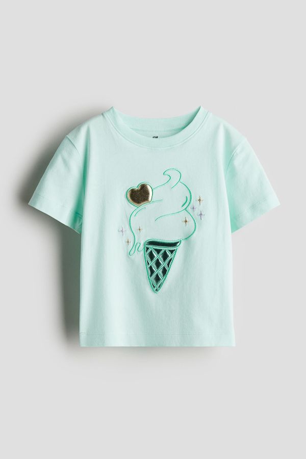 Motif-detail t-shirt