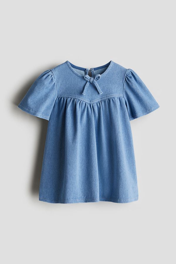 Vestido efecto denim
