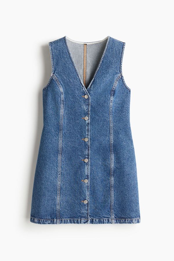 Vestido evasé en denim