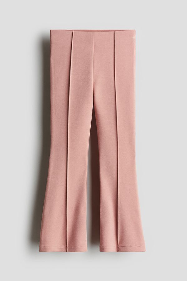 Leggings acampanados en punto roma