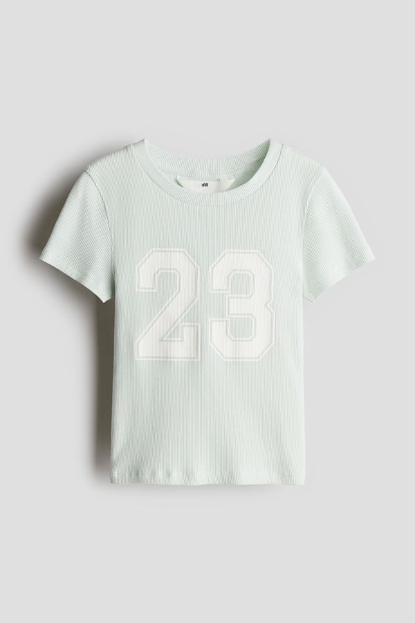 Camiseta de algodón con motivo estampado