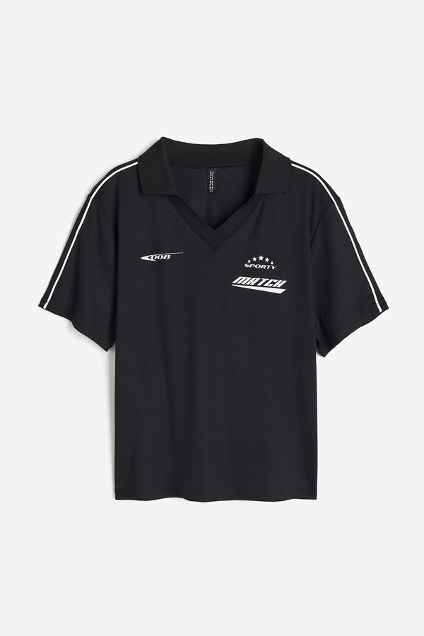 Polo con motivo estampado