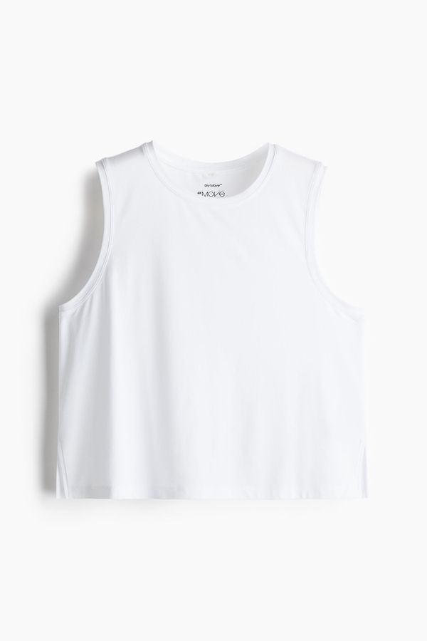 Camiseta de deporte boxy sin mangas con DryMove™