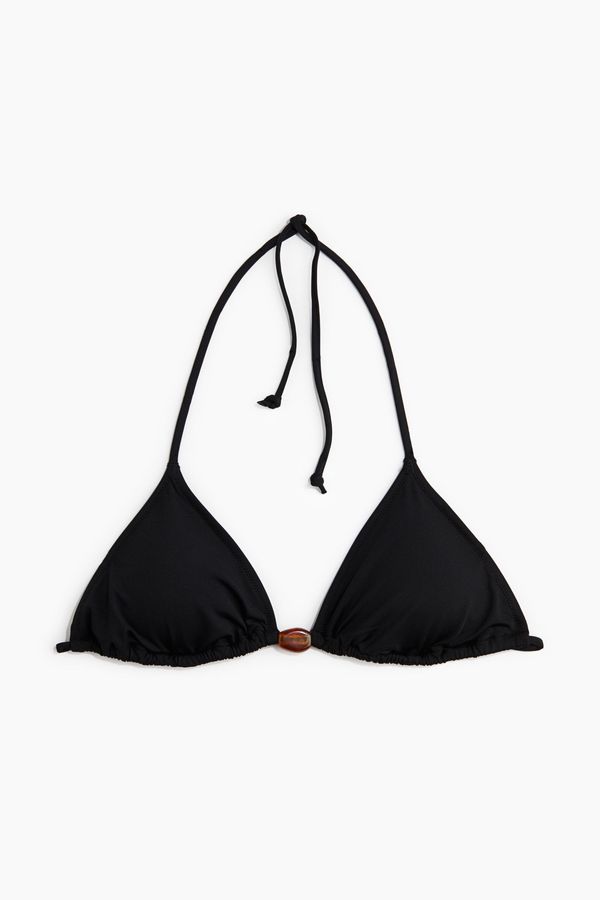 Top de bikini triangular acolchado