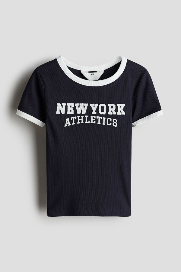 Camiseta de algodón con motivo estampado