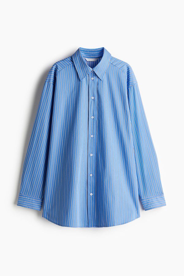 Camisa oversize de popelina