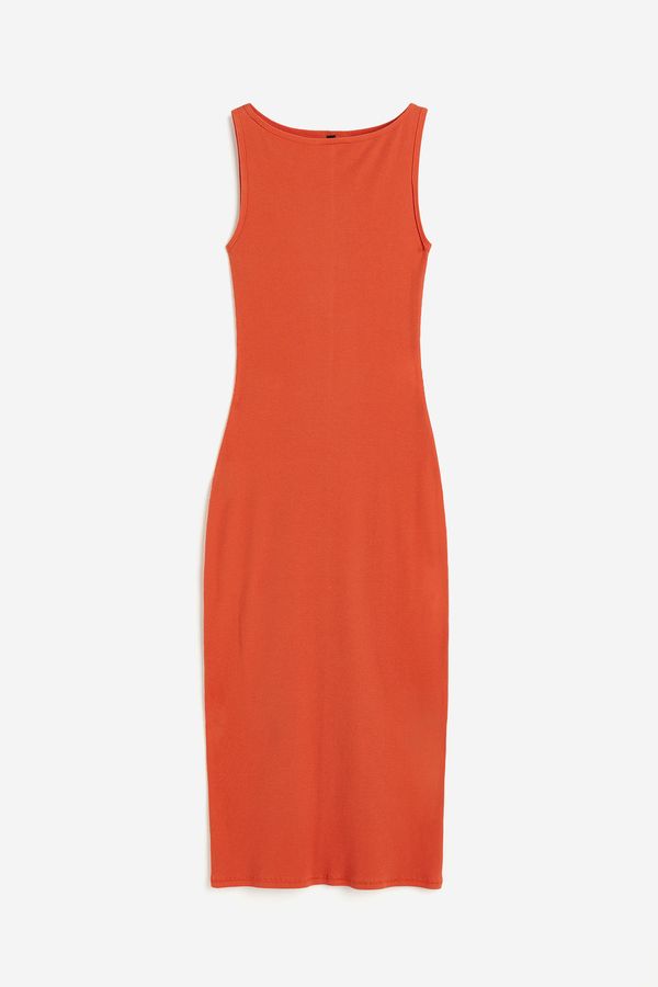 Vestido ajustado de canalé