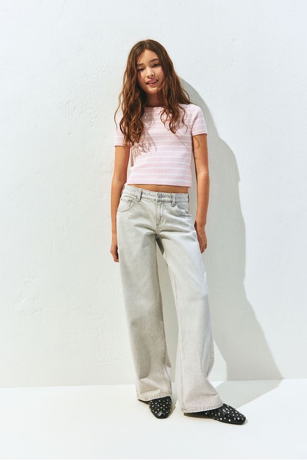 Wide Leg Low Jeans