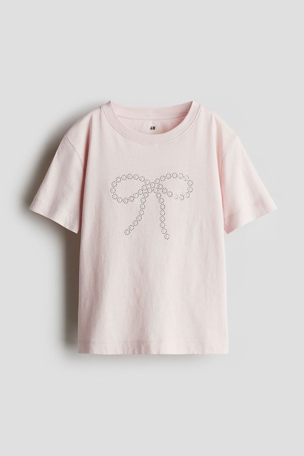 Motif-detail t-shirt