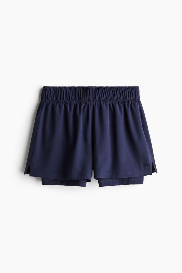 Pantalón corto de correr doble capa con DryMove™