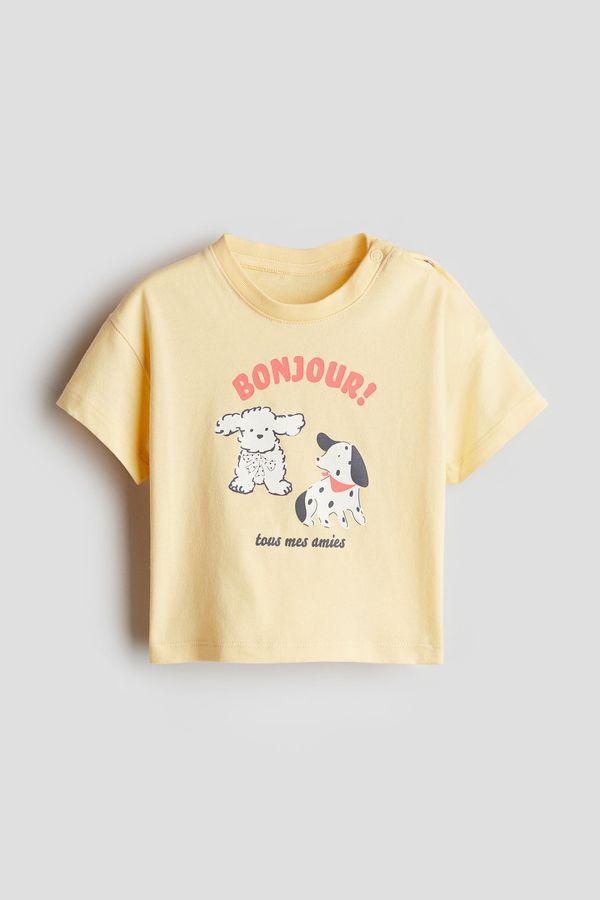 Camiseta de algodón con estampado