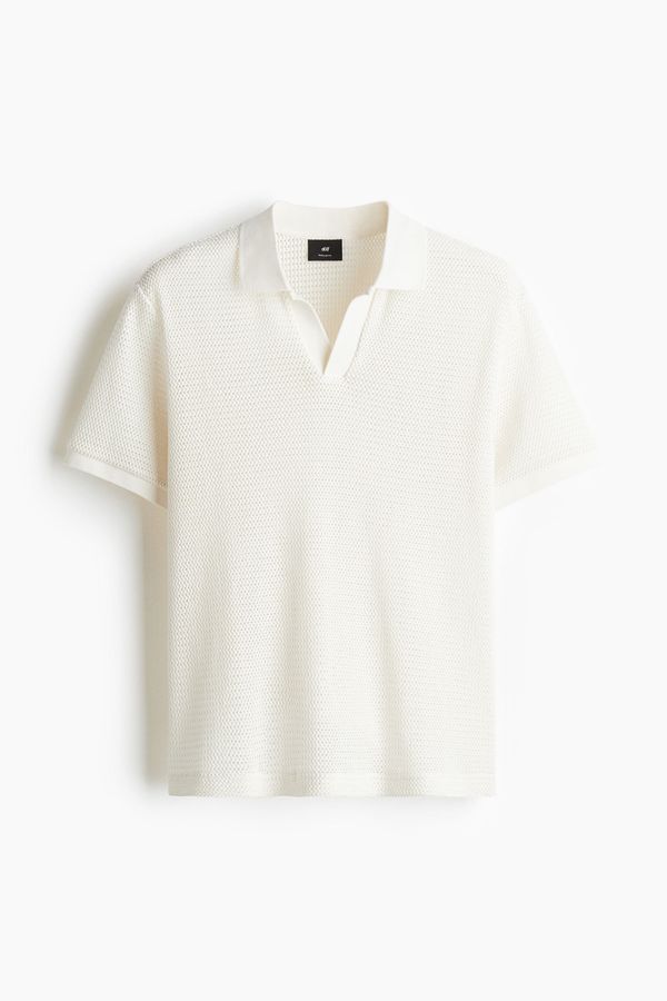 Polo en punto calado Regular Fit