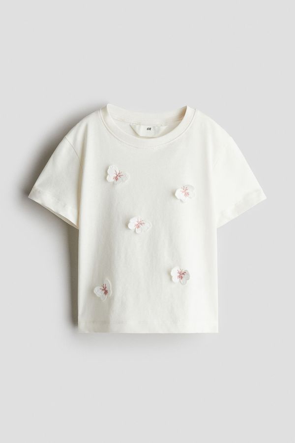 Motif-detail t-shirt