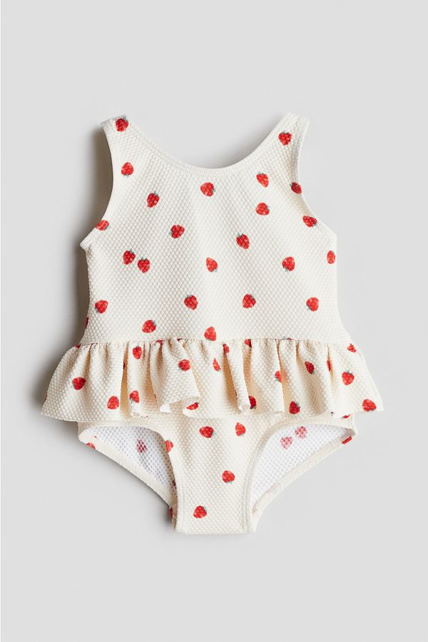 Traje de baño con volante