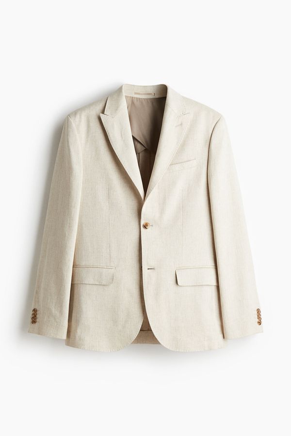 Americana en mezcla de lino Regular Fit
