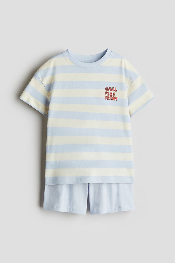 Pijama estampado de punto