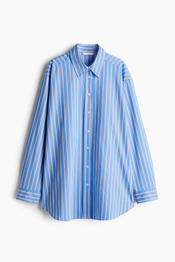 Camisa oversize de popelina