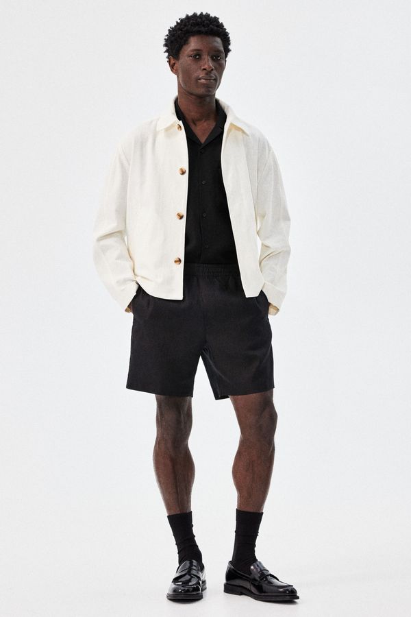 Pantalón corto de lino Regular Fit