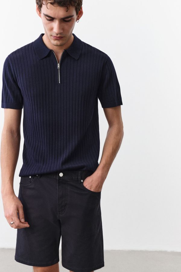 Pantalón corto de sarga Regular Fit