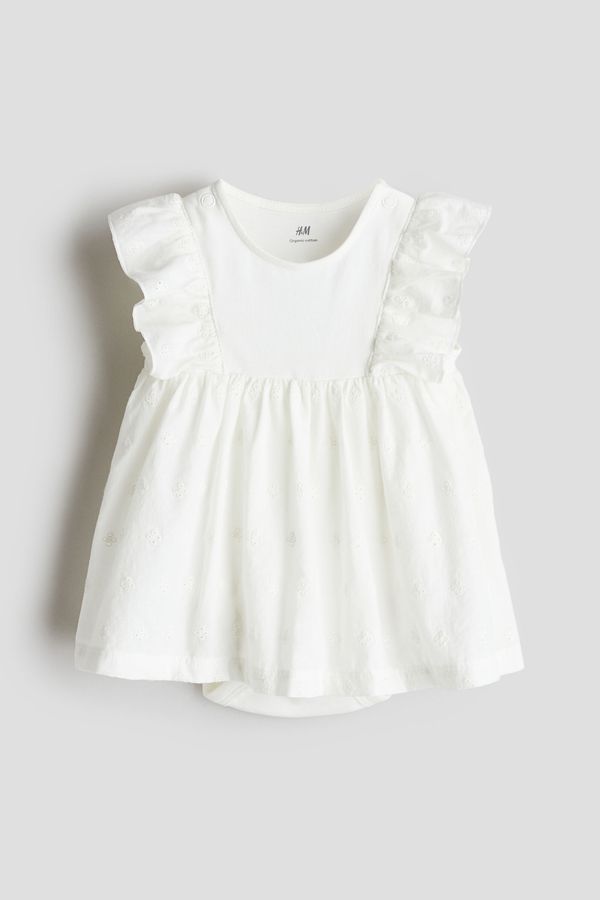 Vestido de volantes con body